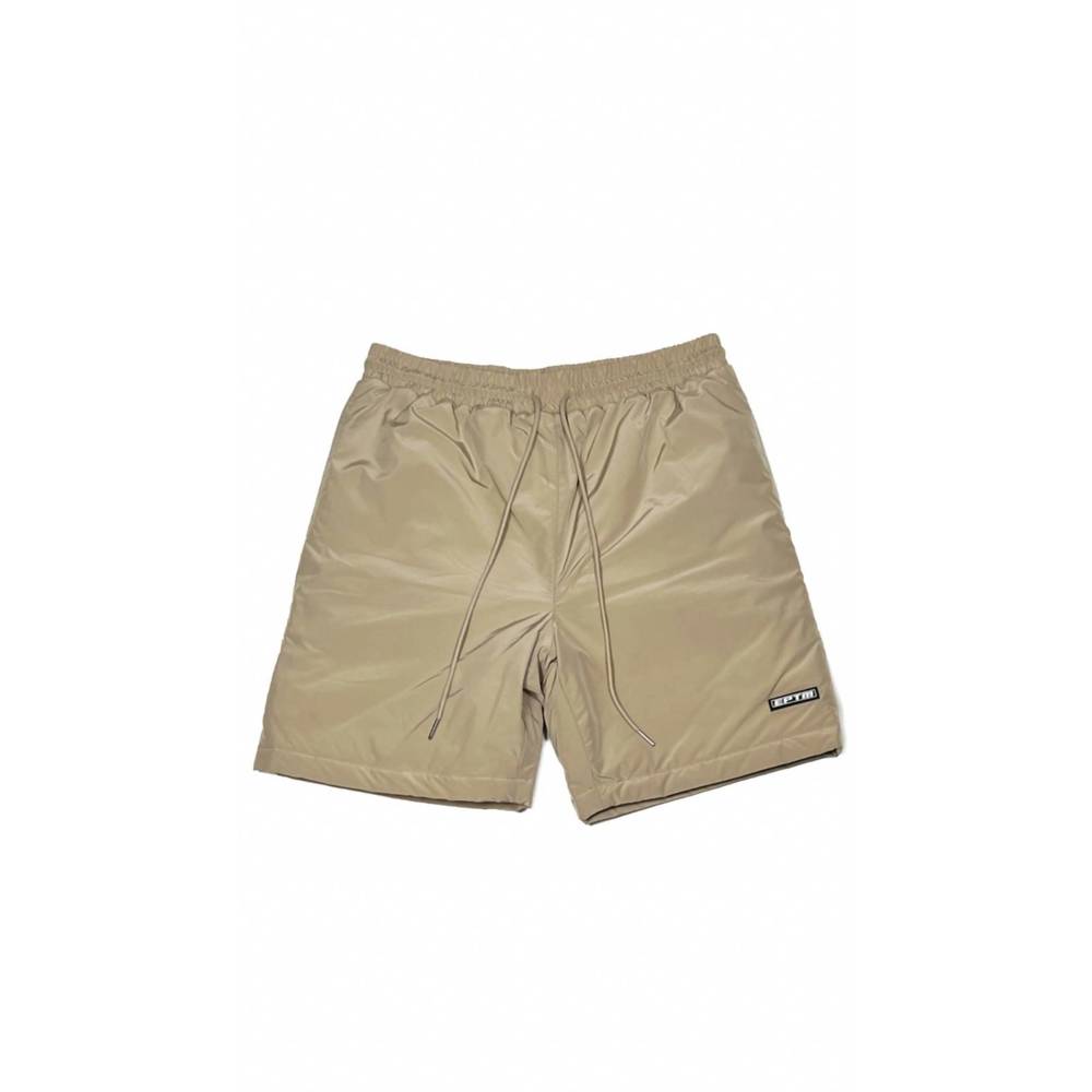 NEW EPTM men's puffer shorts in khaki